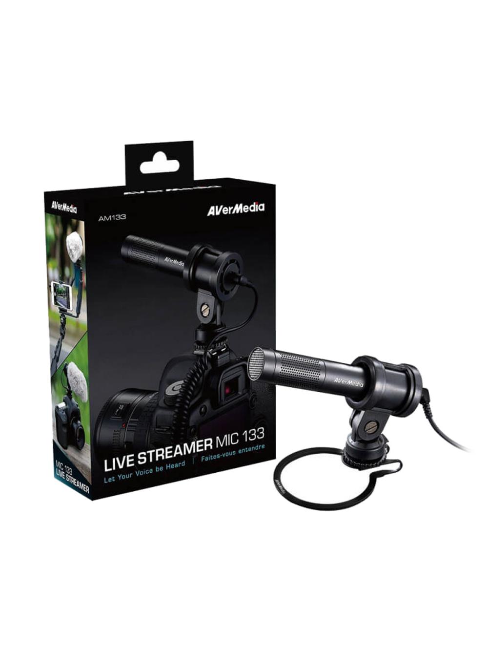 Микрофон для прямой трансляции AverMedia AM133 - USB microphone 3