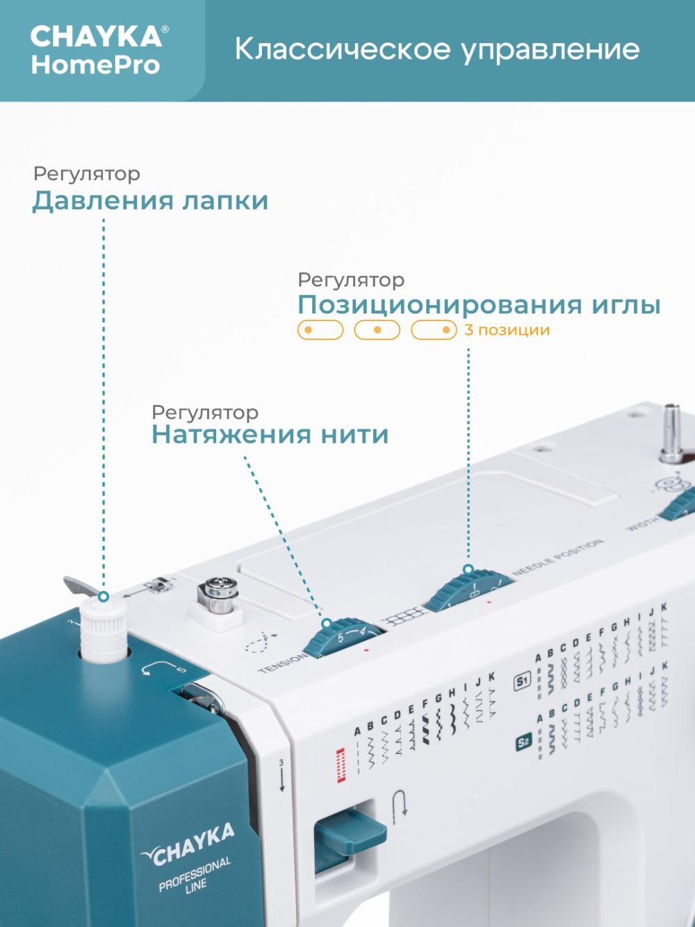 Tikuv mashinasi CHAYKA HomePro 12
