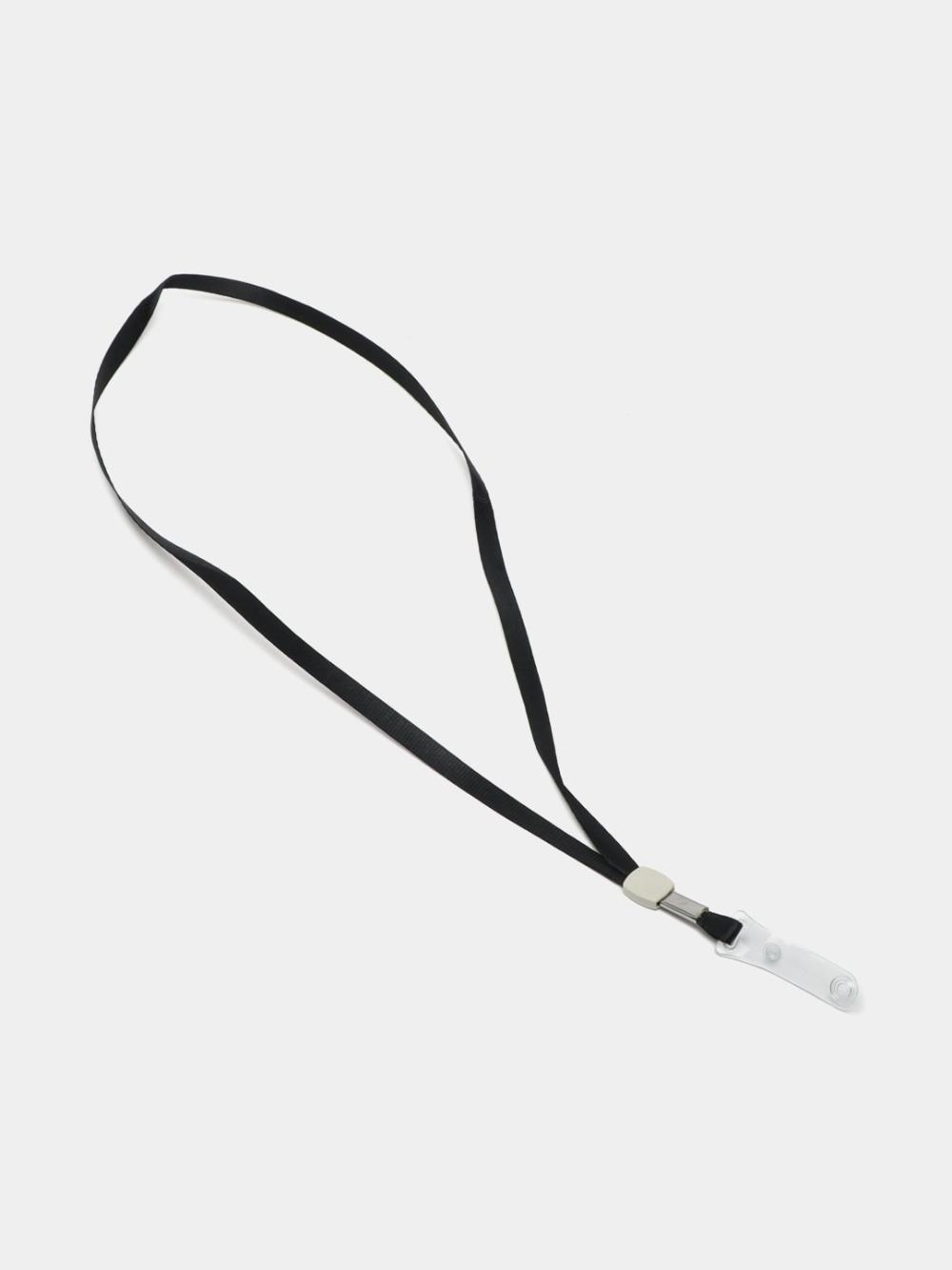 Лента для бейджа 450х10мм  (чр) Deli 8352bk 1