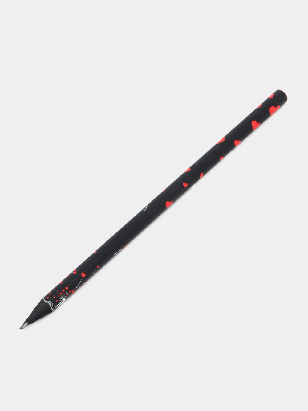 Карандаш ч/г Berlingo "Riddle XS" HB, черное дерево, круглый, заточен., ассорти 180мм BP01135-180 1