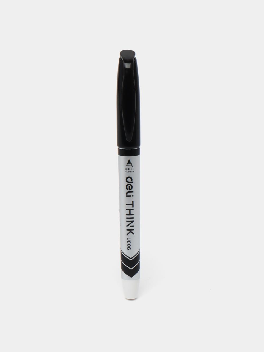 Oq doska uchun marker (qora) 00620 Deli 00620-WU 1
