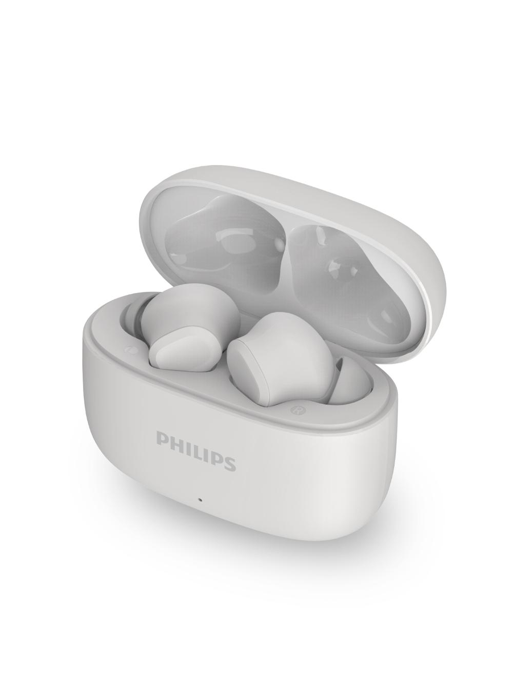 Philips TAH1109BK haqiqiy simsiz minigarnituralar oq rangda 24 soatgacha o'ynash vaqti 4