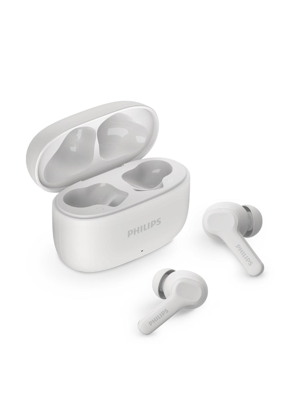 Philips TAH1109BK haqiqiy simsiz minigarnituralar oq rangda 24 soatgacha o'ynash vaqti 1