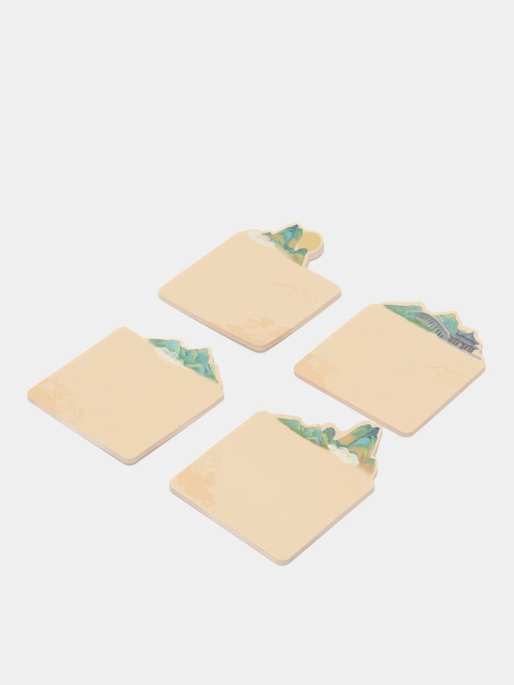 Бумага самокл. 76*76 4x30л 21504 (сн) Deli 21504-bl 2