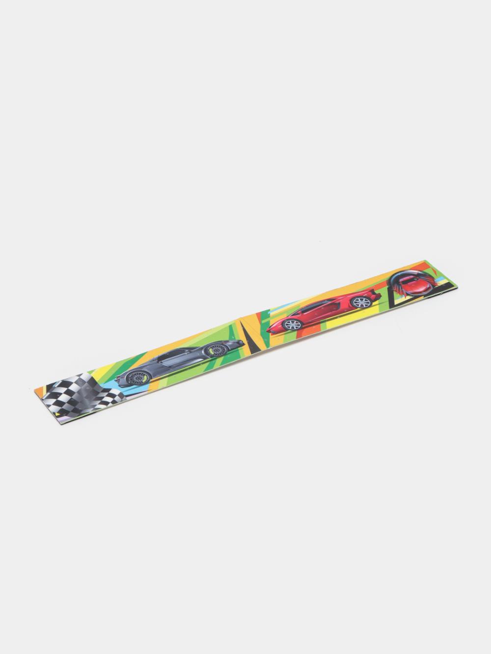 Kitoblar uchun magnitli xatcho‘p, 25*200mm, ArtSpace "Sport avtomobillari", yaltiroq 243762 2