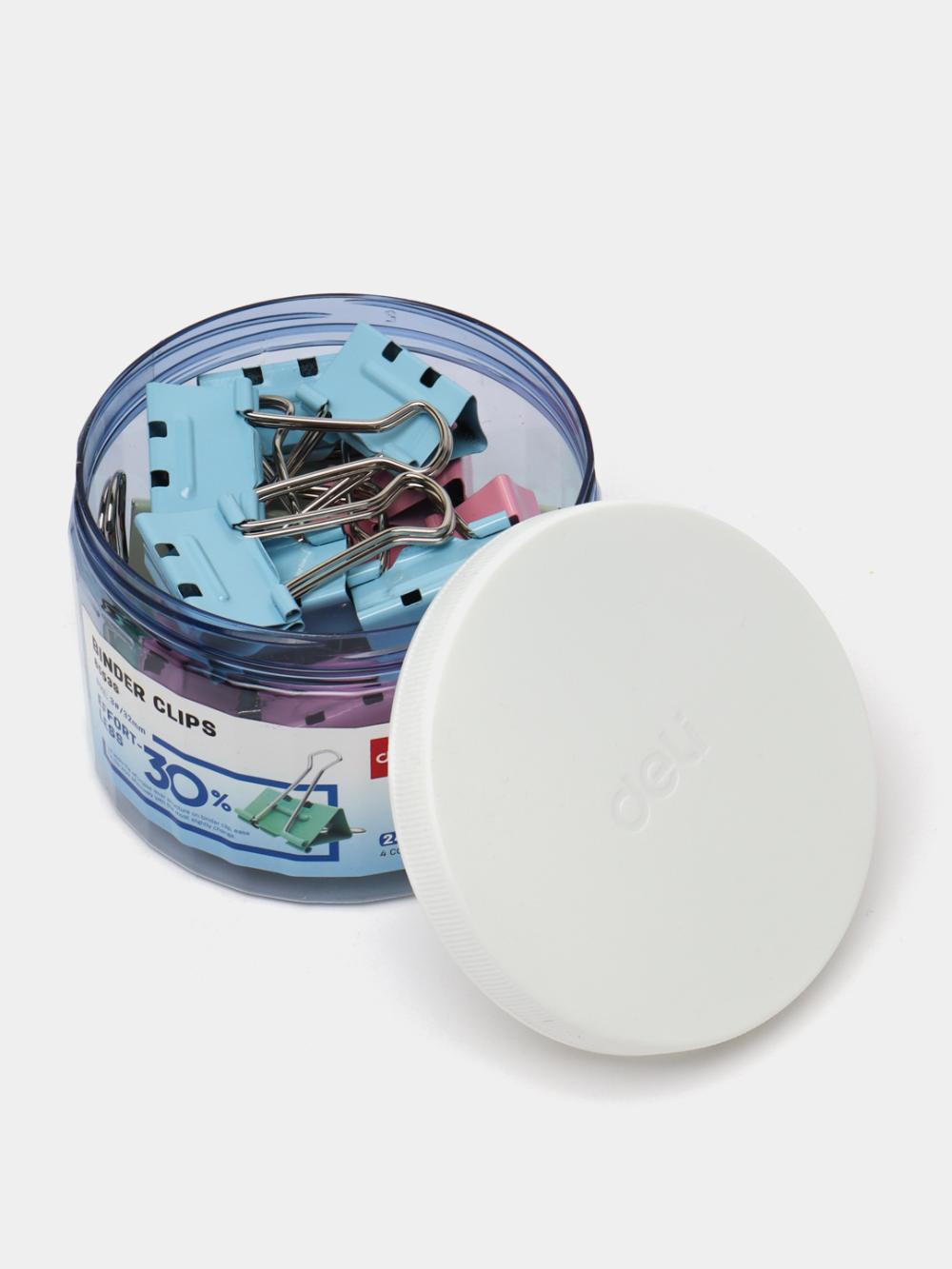 Qisqich 32 mm 24 dona. (rangli) Deli 8553 2