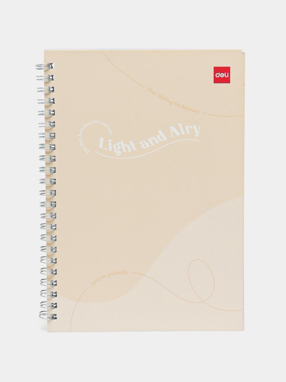 Bloknot A5 60 varaq prujinada ELA560 LX-20 Deli (chiziqli) 560-ELA-LX-20 1