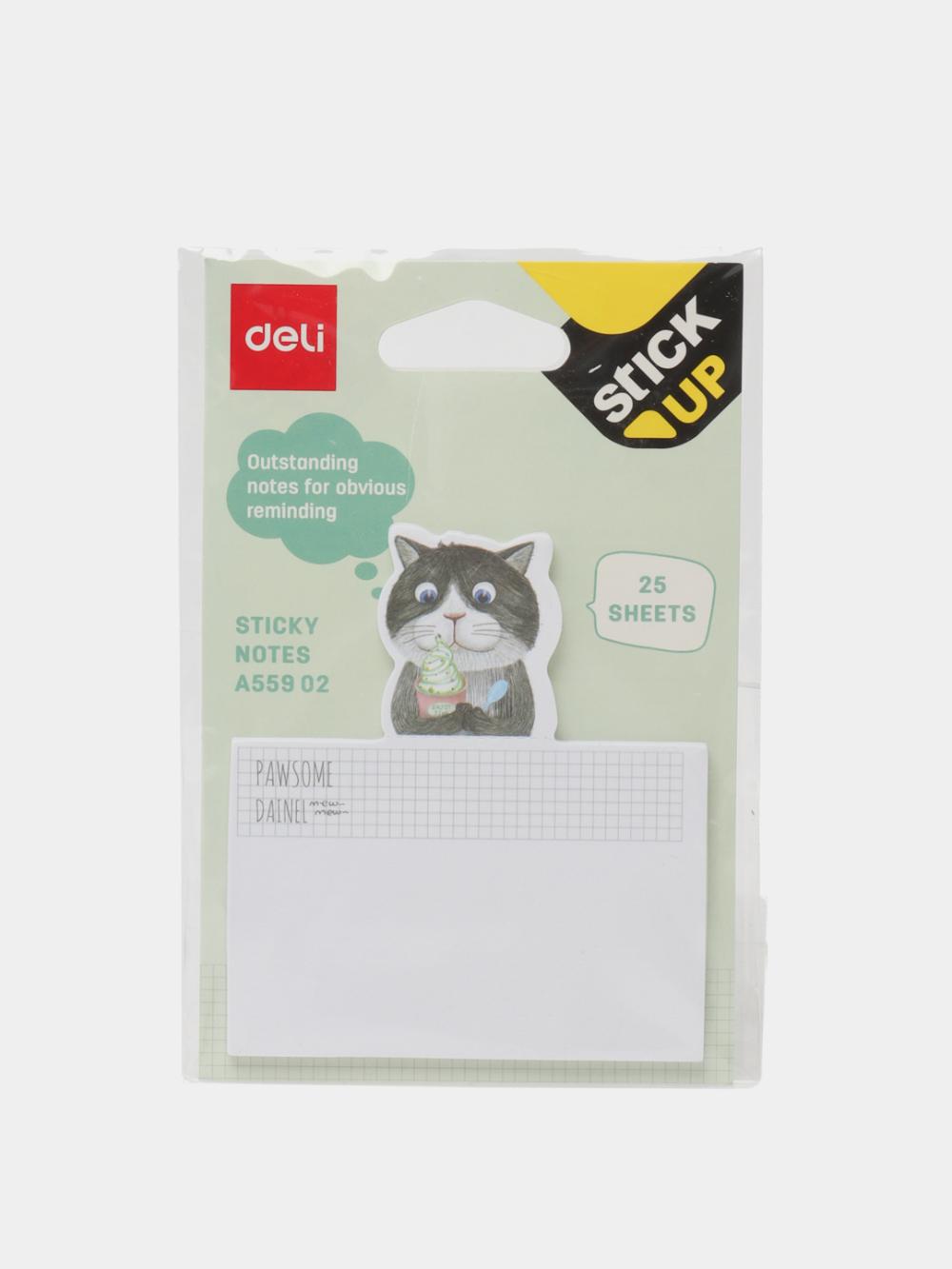 Бумага самокл. 84*76 (асс) 55902 Deli 55902-EA 1