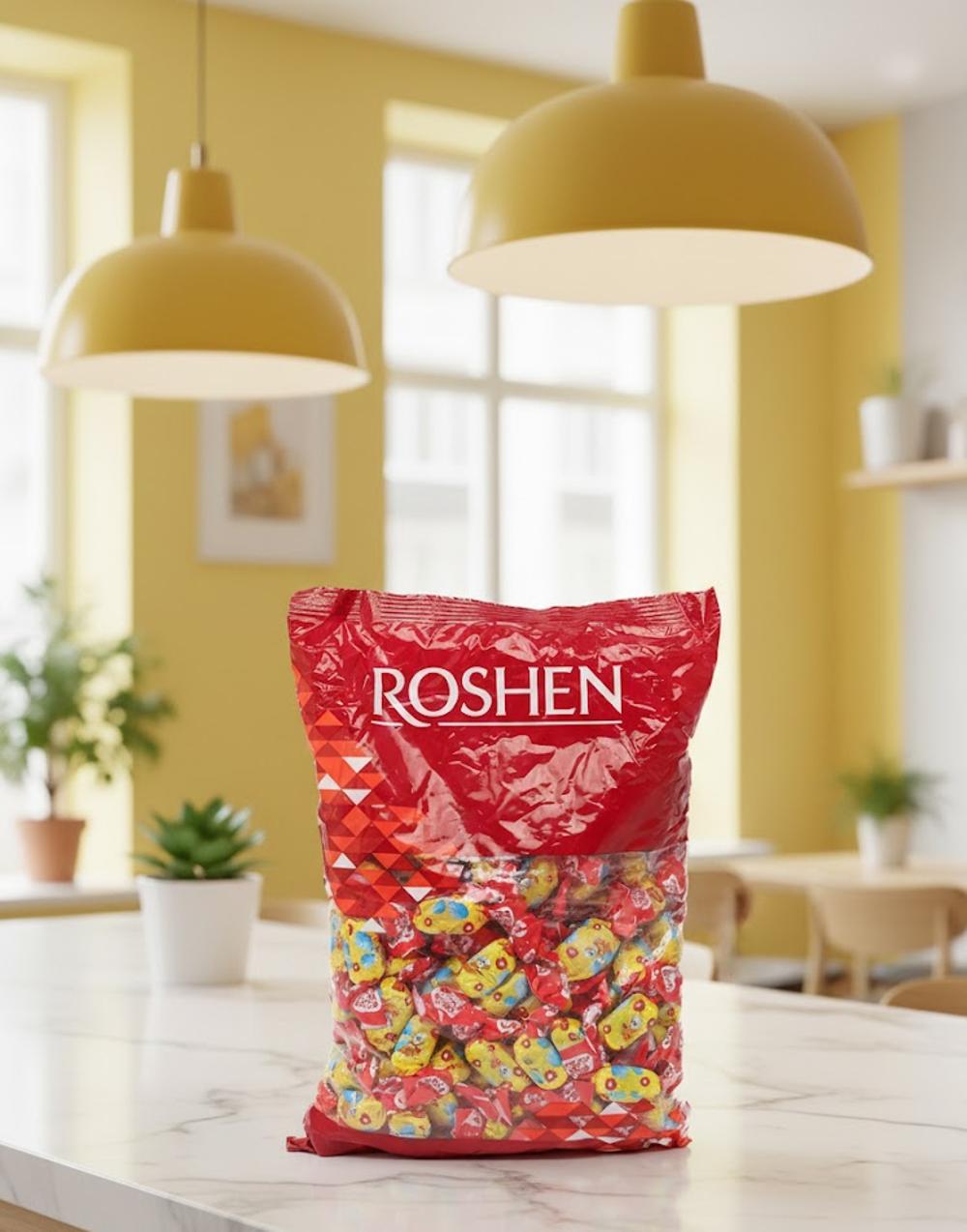 Roshen konfetlari Бешеная пчелка. Narxi 1 KG uchun ko‘rsatilgan, Minimal buyurtma 2 KG. 1