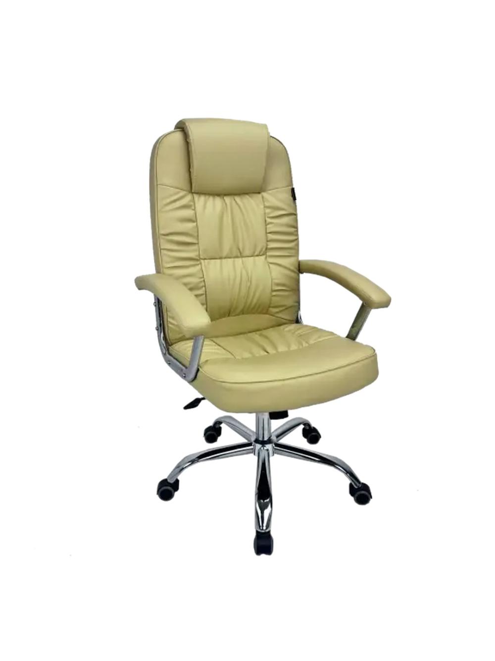 Sun’iy charm PU materialidan ergonomik kreslo OZONE BROWN 1