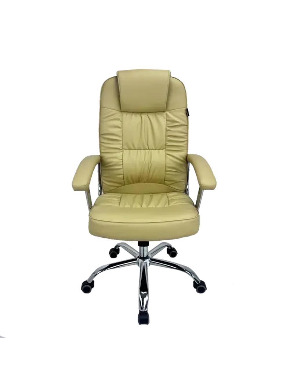 Sun’iy charm PU materialidan ergonomik kreslo OZONE BROWN 2