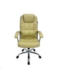 Sun’iy charm PU materialidan ergonomik kreslo OZONE BROWN 2