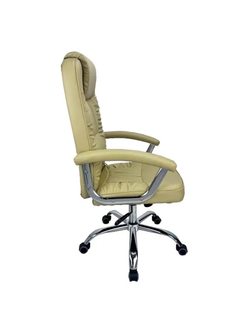 Sun’iy charm PU materialidan ergonomik kreslo OZONE BROWN 3