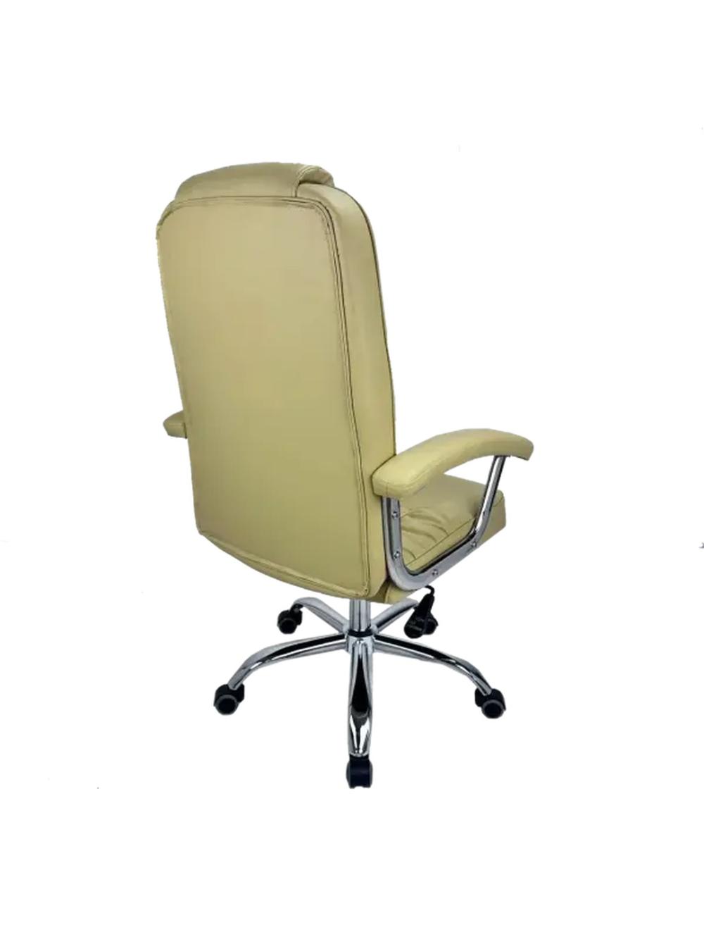 Sun’iy charm PU materialidan ergonomik kreslo OZONE BROWN 4