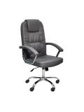 Sun’iy charm PU materialidan ergonomik kreslo OZONE GREY 2