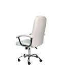Sun’iy charm PU materialidan ergonomik kreslo OZONE WHITE 4