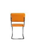 Стул с хромированными ножками SONIA ORANGE 4