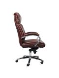 Rahbarlar uchun charm NOBLE BROWN ofis kreslosi 4