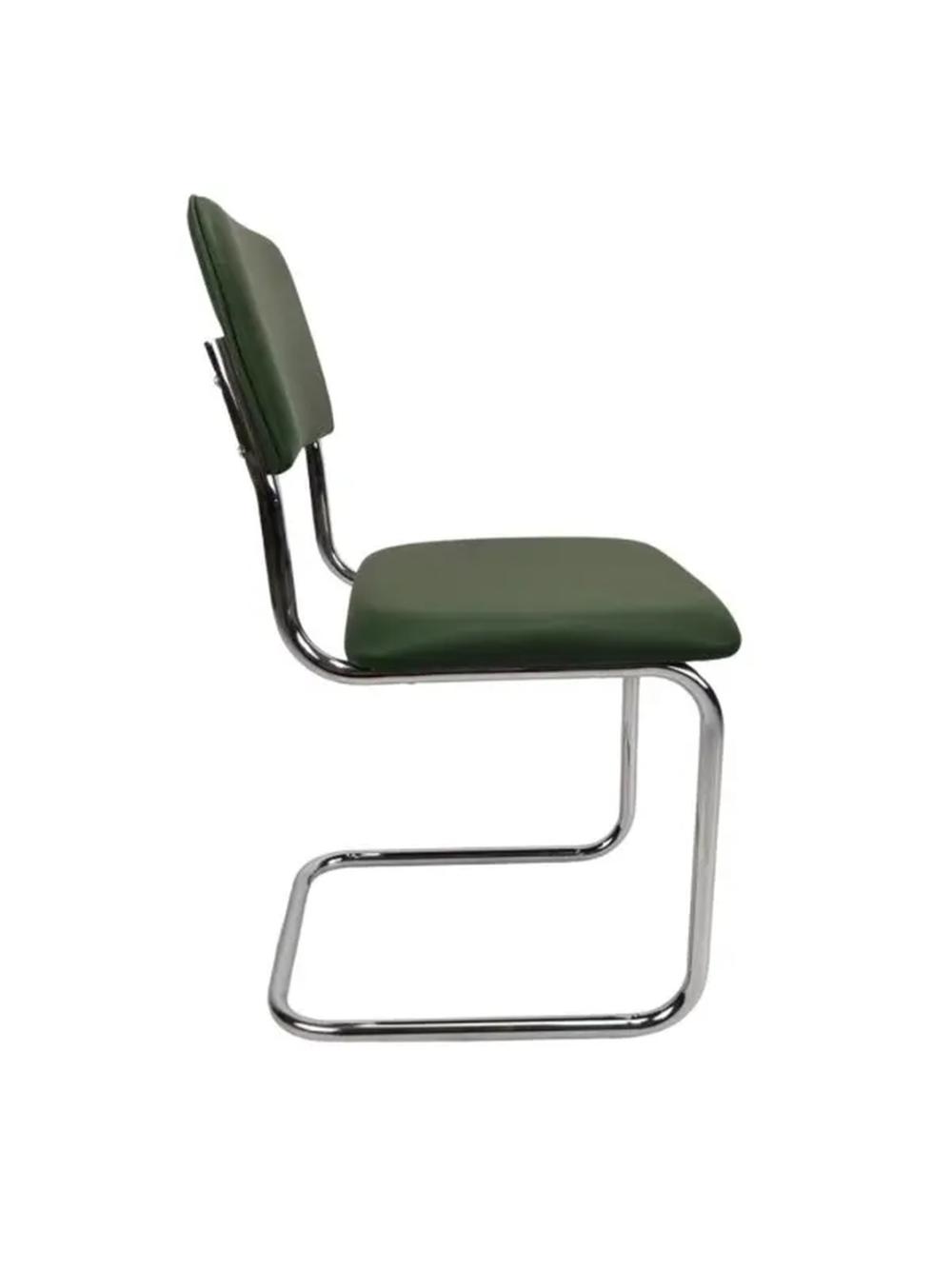 Xromlangan oyoqli stul SILVIA GREEN 3