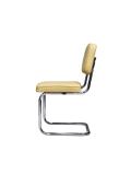 Стул с хромированными ножками SONIA LIGHT BROWN 3