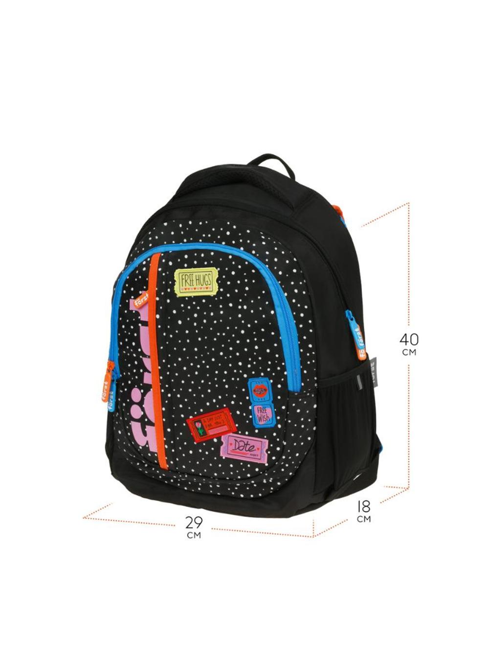 Рюкзак F?rst F-Trend "Dots style" 40*29*18см, 2 отделения, 3 кармана, эргономичная спинка FT-RM-070703 1