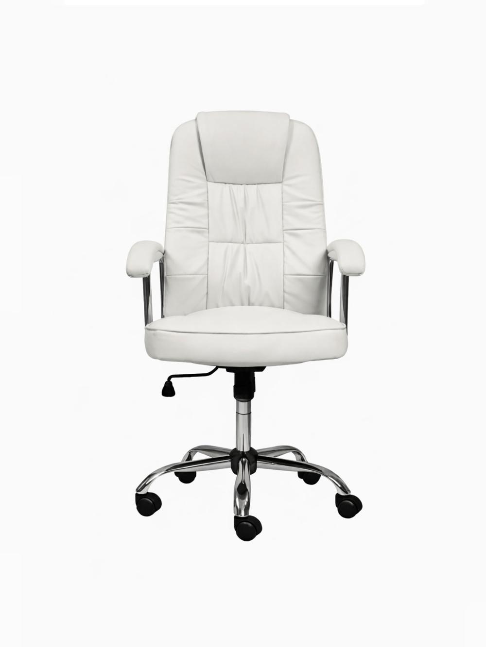 Sun’iy charm PU materialidan ergonomik kreslo OZONE WHITE 1