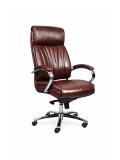 Rahbarlar uchun charm NOBLE BROWN ofis kreslosi 2