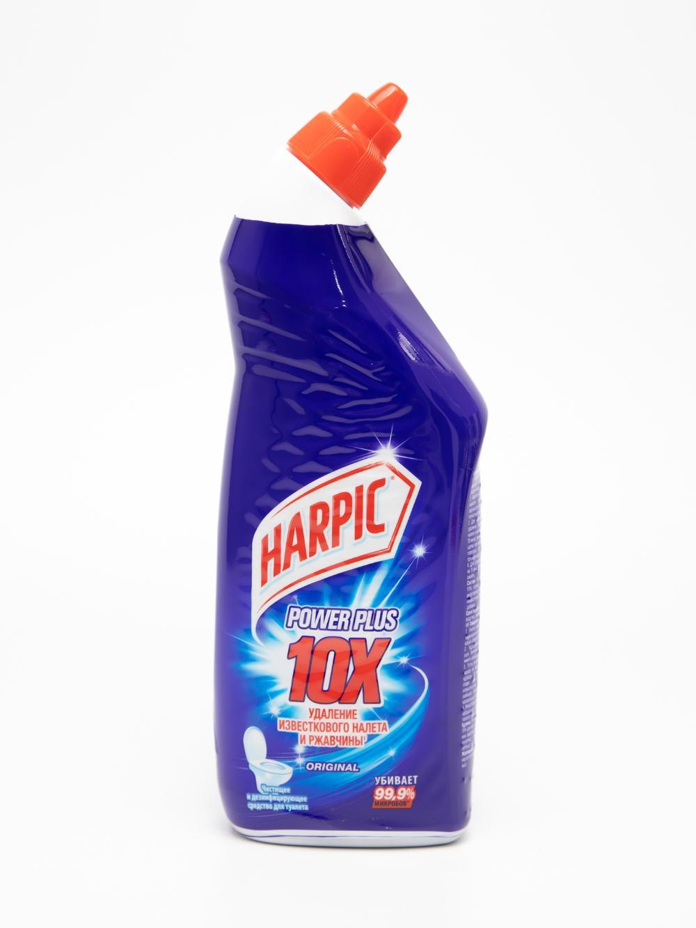 Средство дезинфицирующее Harpic Power Plus Оригинальный, для туалета, 700 мл 1