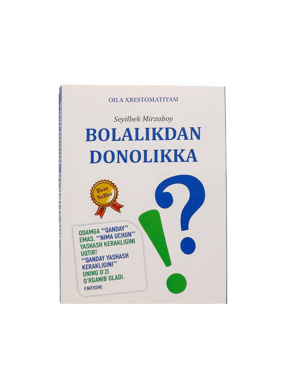 Bolalikdan donolikka (lotin alifbosida) Qadoqda: 4 dona. 1
