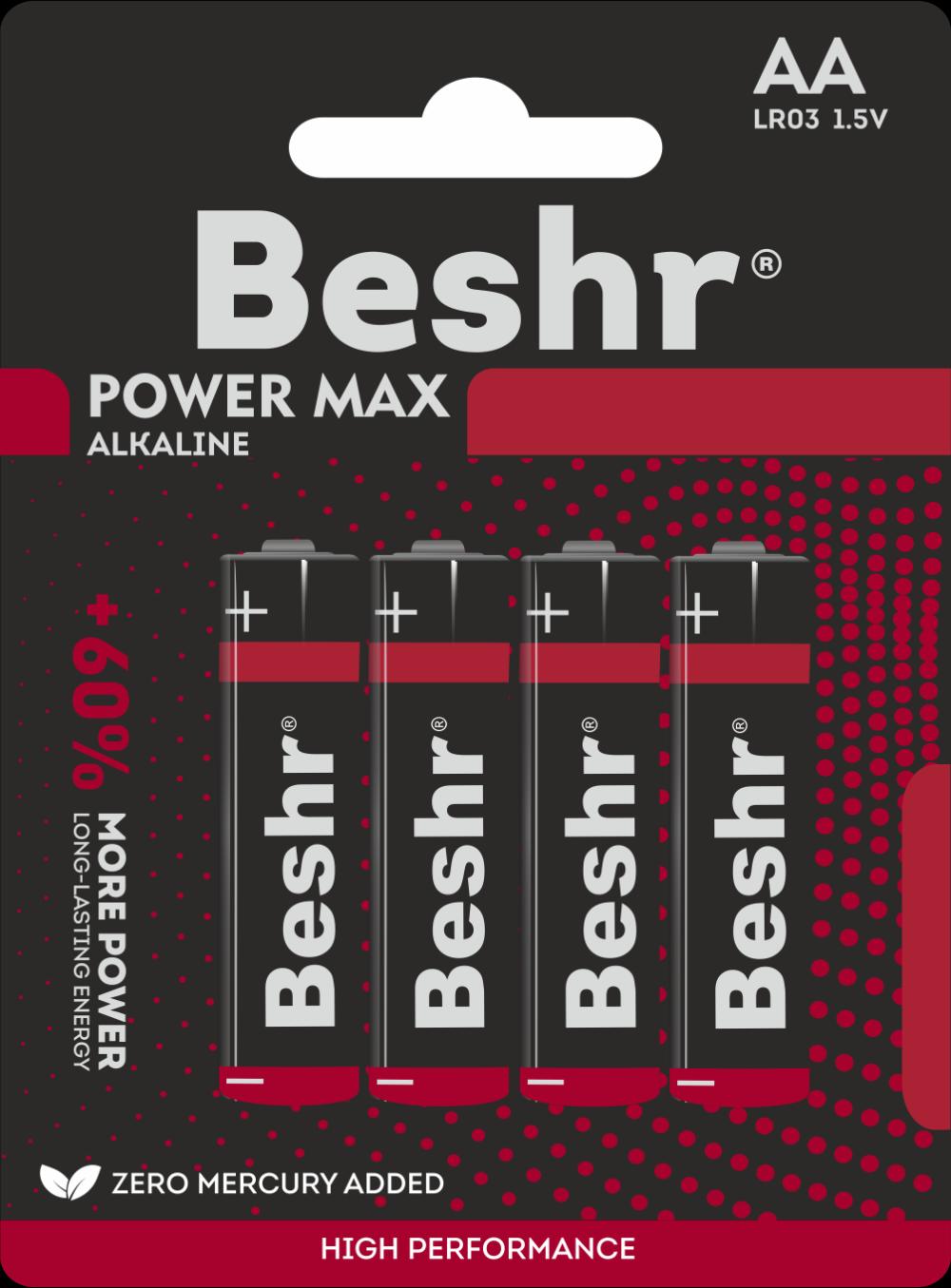 Batareyalar POWER MAX ALKALINE 4B AA 3