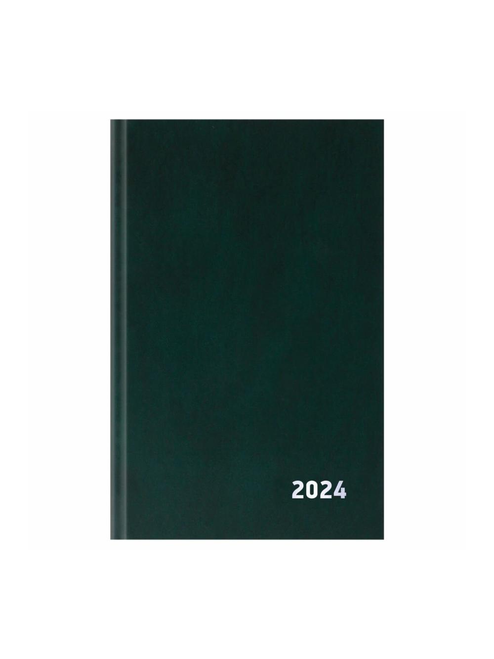 Sanali kundalik 2024-yil, A5, 168 varaq, qog‘oz-vinil, OfficeSpace, yashil ED5tBV_51655 1