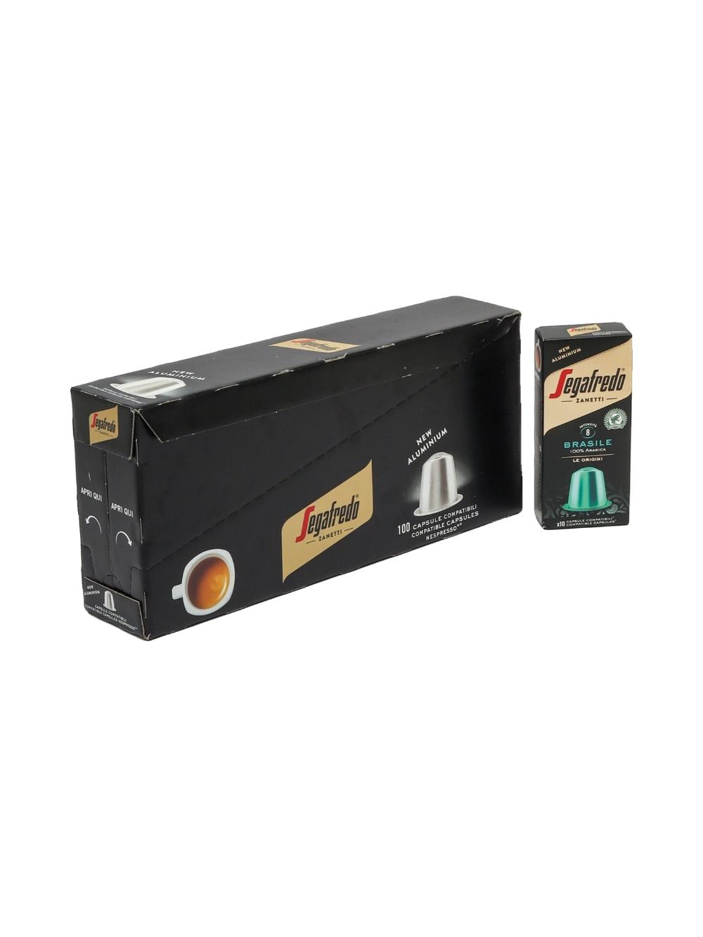 Кофе в капсулах Segafredo Zanetti, 100 капсул, совместимые с кофемашинами Nespresso 1