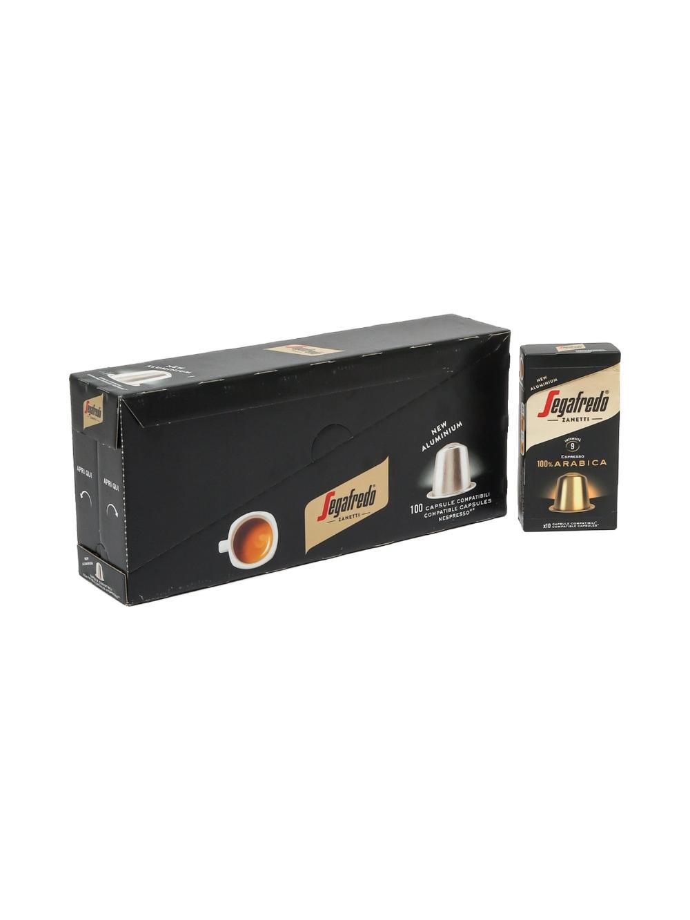 Кофе в капсулах Segafredo Zanetti, 100 капсул, совместимые с кофемашинами Nespresso 1