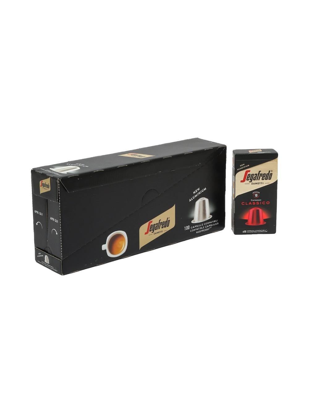 Кофе в капсулах Segafredo Zanetti, 100 капсул, совместимые с кофемашинами Nespresso 1