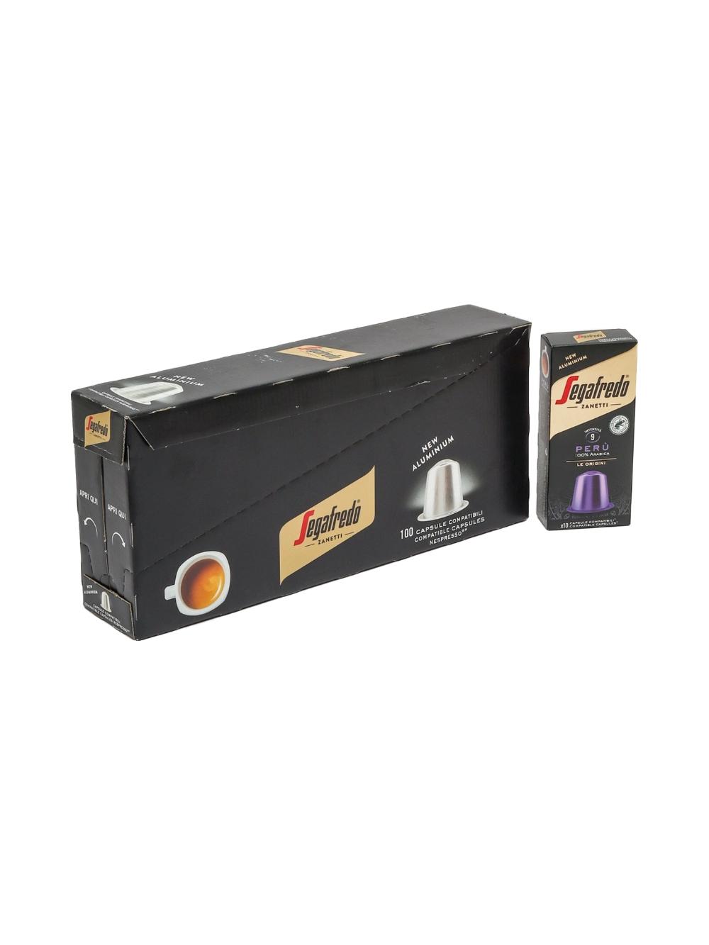 Кофе в капсулах Segafredo Zanetti, 100 капсул, совместимые с кофемашинами Nespresso 1