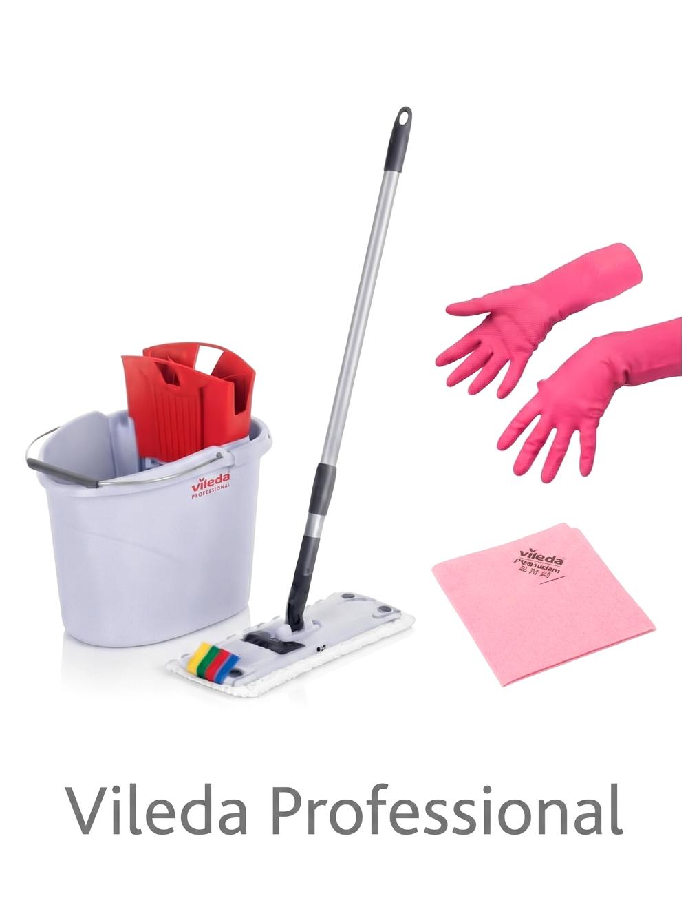 Vileda Professional UltraSpeed Mini sanuzellarni tozalash to‘plami 1