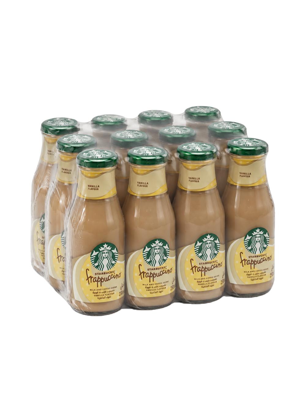 Молочный кофейный напиток Starbucks Frappuccino Vanilla, 250 мл, в упаковке 12 шт, Цена указана за упаковку 1
