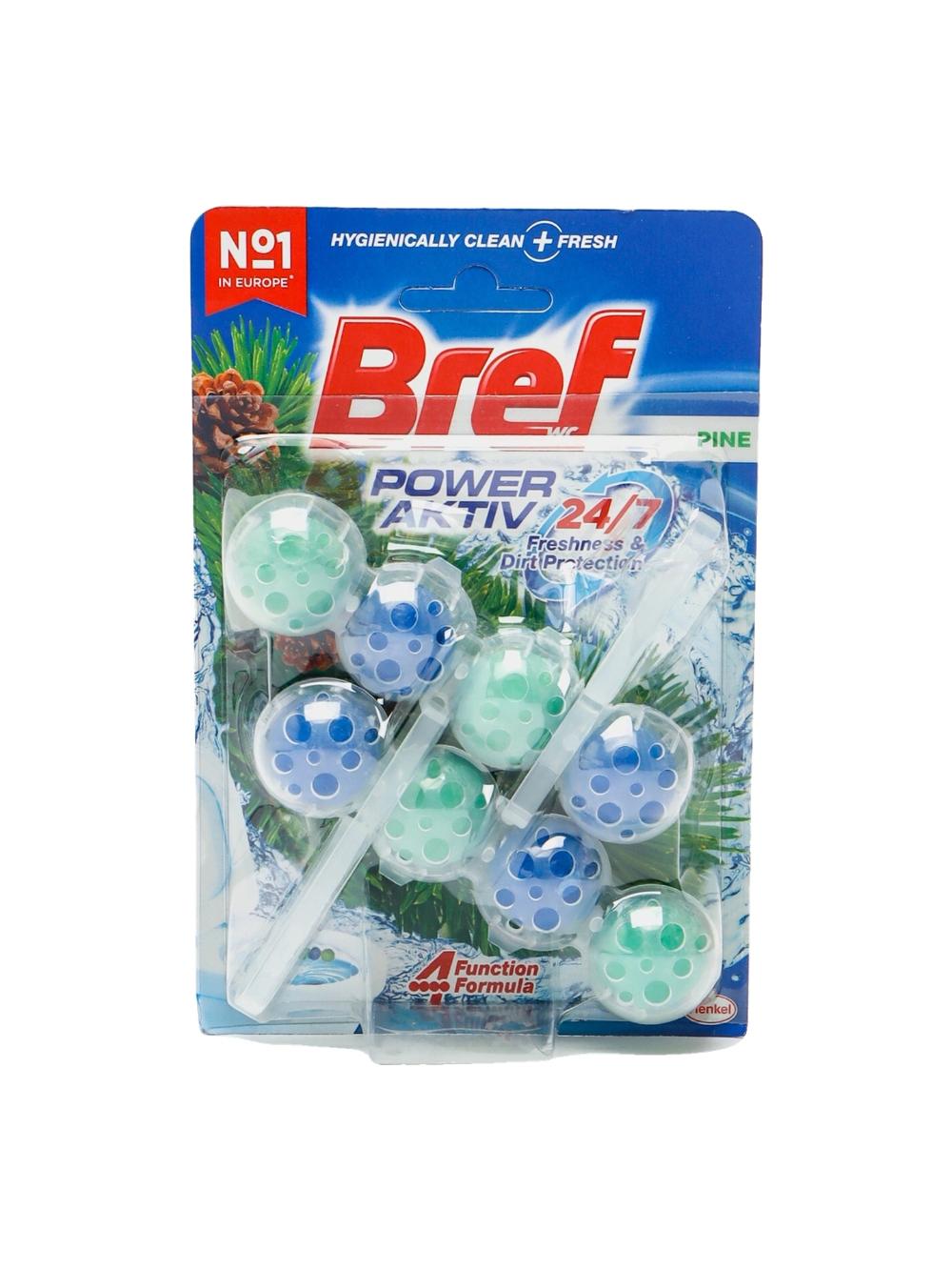Туалетный блок Bref Power Aktiv Pine, 2 * 50 г 1