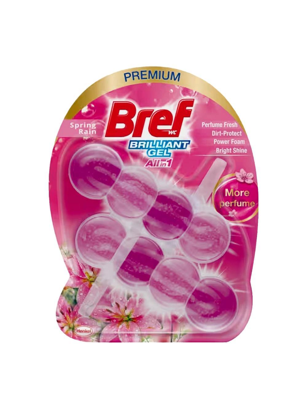 Туалетный блок Bref Brilliant Gel, Spring rain, 2x42 г 1