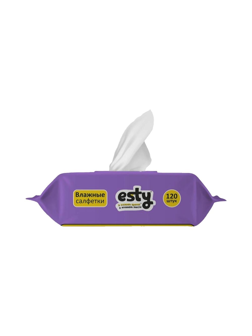 Влажные салфетки Esty "Сакура" 120 шт номинал заказ 12 шт 3