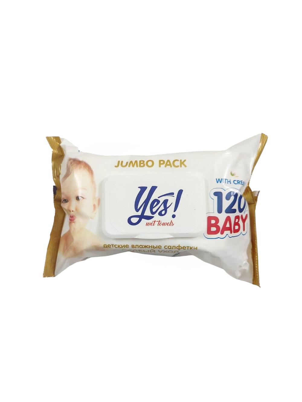 Yes baby nam salfetkalari, 120 dona. 1