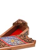 Suvenir yog'och shkatulka, yong'oq, o'yma va naqqoshlik, 146×48×45 mm 4