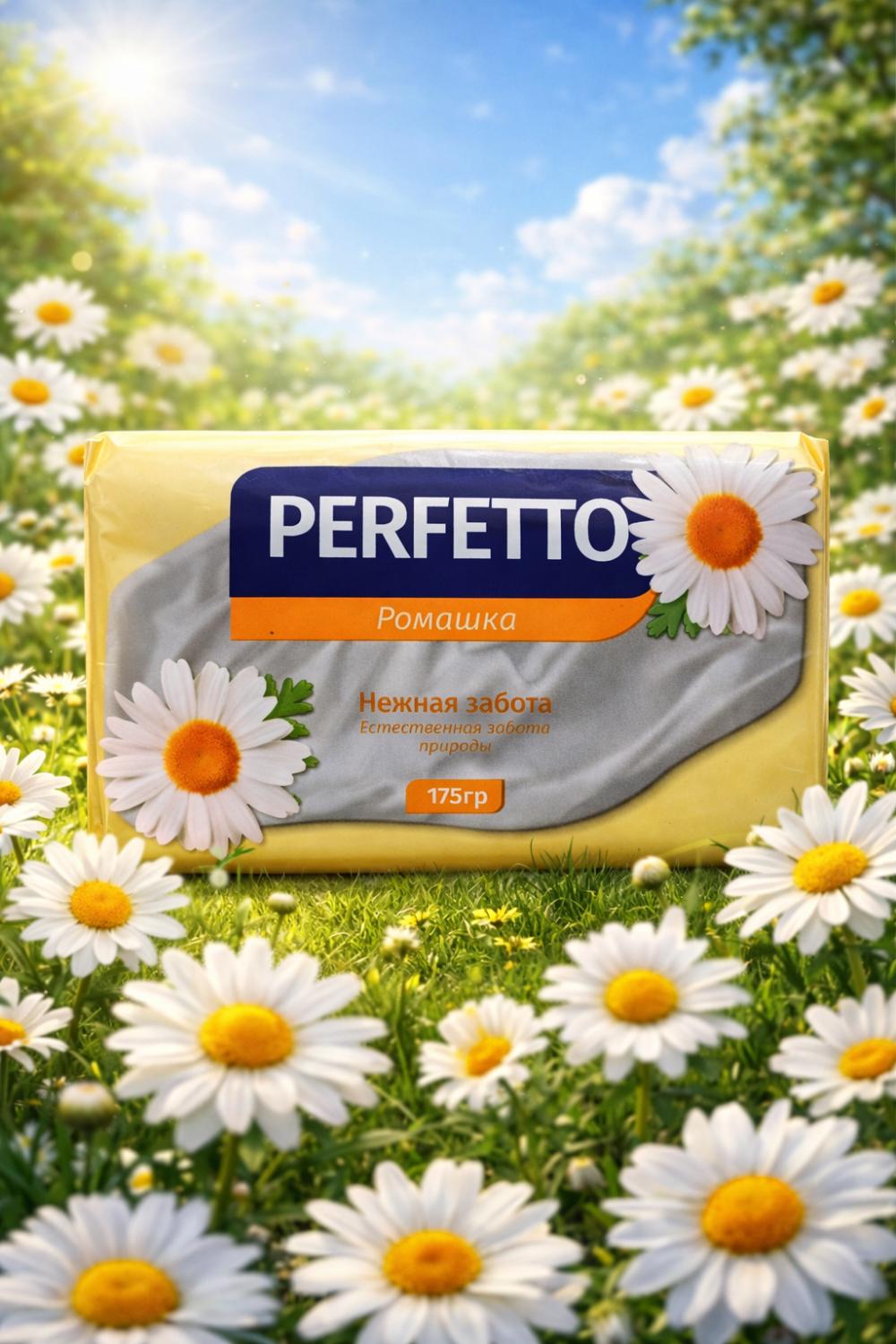 Perfetto romashka hojatxona sovuni 175 g 1