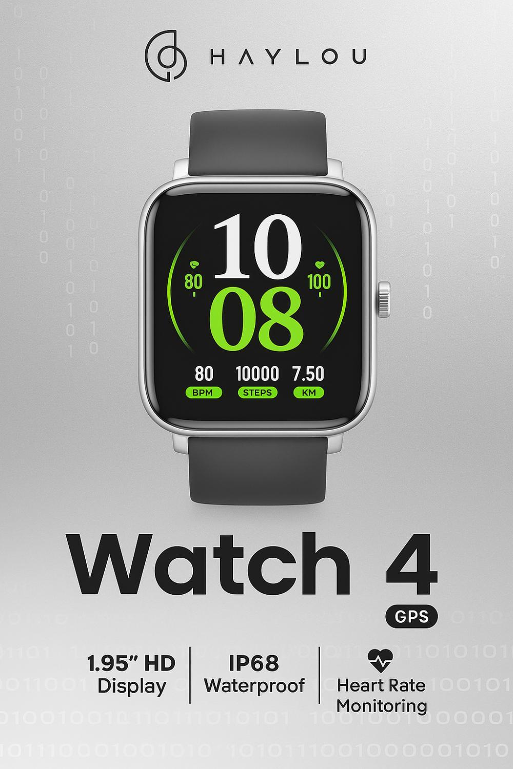 Смарт-часы Haylou Watch 4 LS25, Bluetooth 5.3 | GPS | Пульс | +120 спортивных режимов 2