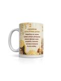 Krujka, sovg'a uchun, ofis uchun, oshxona, qahva va choy uchun, qizil, 350ml, Ramazon tilagi bilan ESB-0023 2