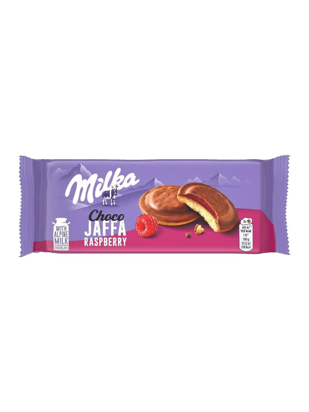 Бисквитное печенье Milka Choco Dessert Raspberry 140гр, В упаковке 12 шт, Цена указана за 1 шт 1