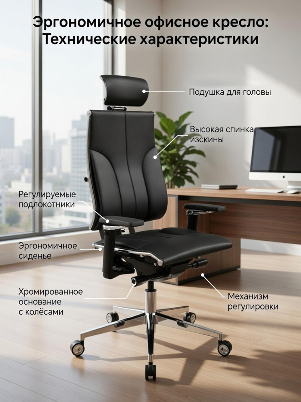 Кресло Y 4DT C1.3.5.61 (Черный) 1