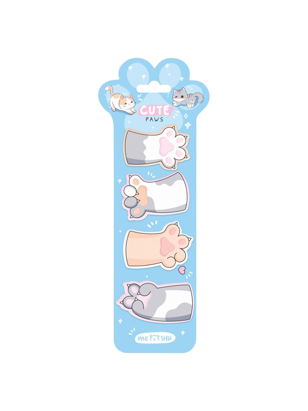 Флажки-закладки MESHU "Cute Paws", 20л., европодвес MS_54266 (12/600), в упаковке 12 шт, цена указана за 1 упаковку товара, минимальный заказ 1 упаковка 1