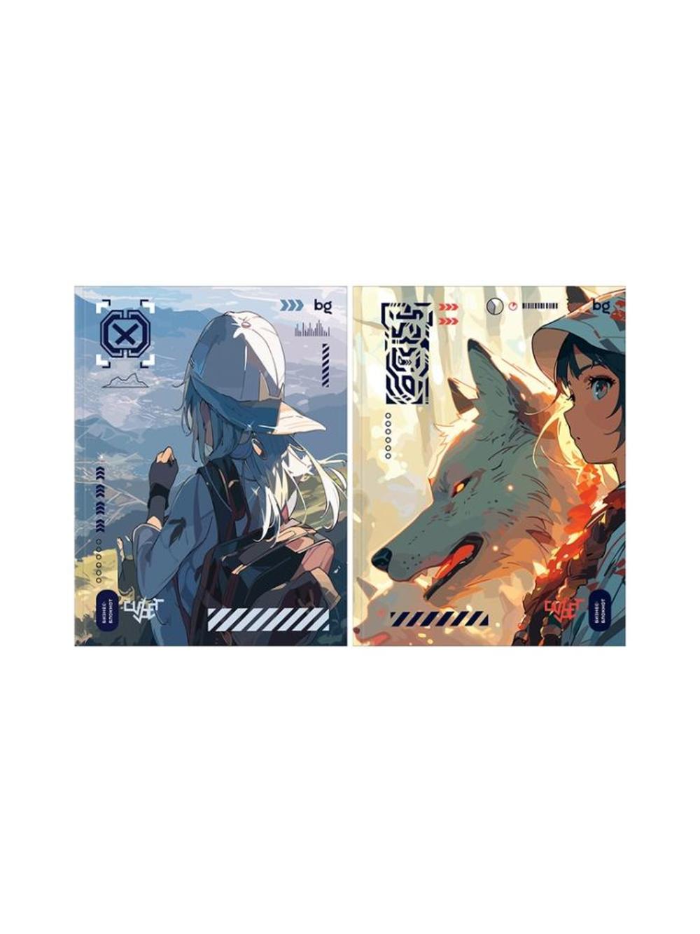 Biznes daftari A5, 64 varaq, LIGHT BG "Anime. Sarguzashtlar", yaltiroq laminatsiya ББ5и64_лг 57166 (4/24), minimal buyurtma 1 pachka, 1 pachkada 4 ta, narx bitta pachka uchun ko'rsatilgan 1