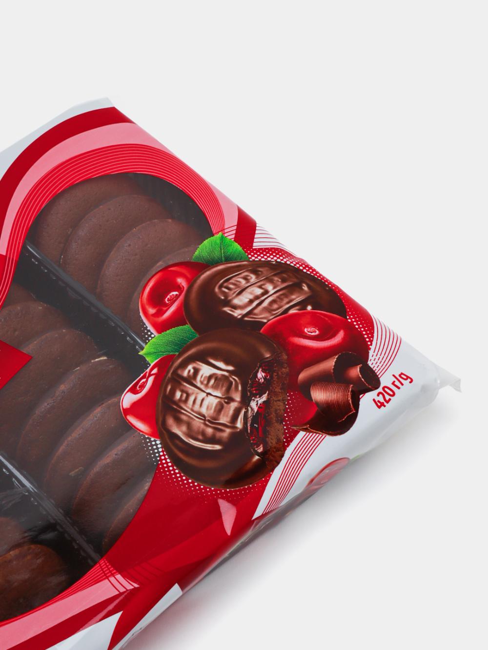 Pechenye Roshen Lovita Jelly Cookies, kakao, gilos, 7 dona, 420 g 5